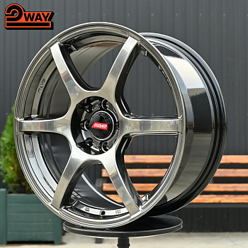 R17 Rays Gram 57C6 Стиль 8.0J ET38 4*100/114.3 Темный хром