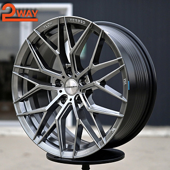 R18 Vossen 3323 Стиль 8.0J ET35 5*108 Темное серебро
